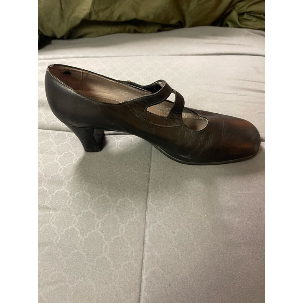 BeautiFeel Black Mary Jane Heels Women's Size 39 Good Uses Condition - Picture 6 of 11